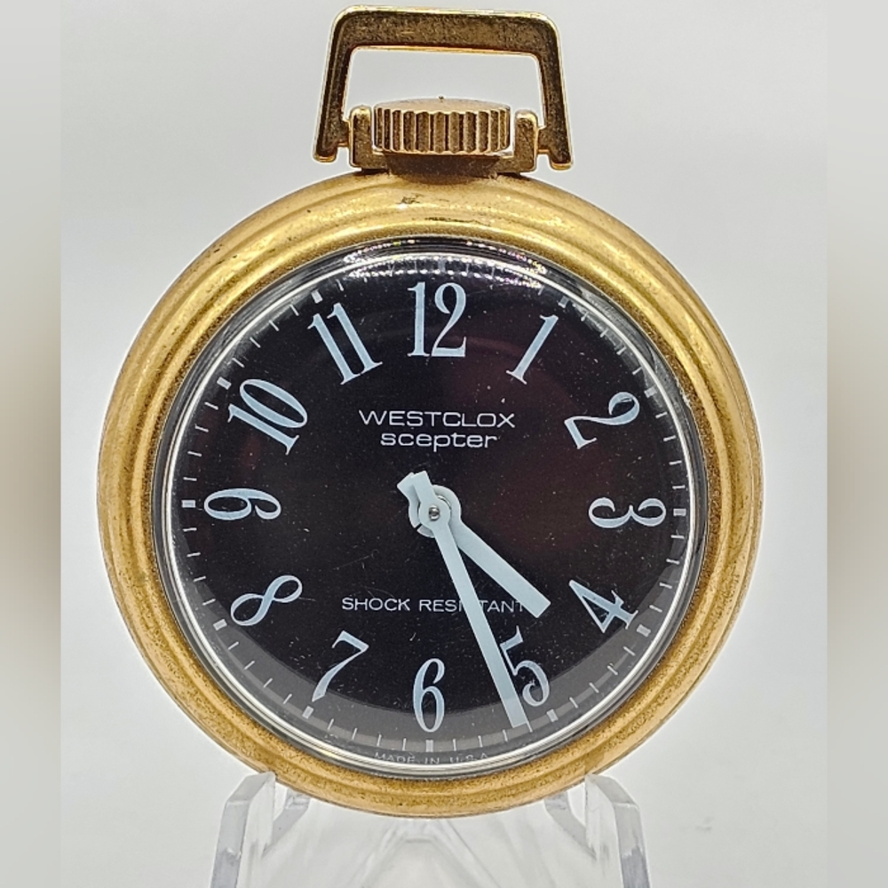 Vintage Westclox Scepter Pocket Watch